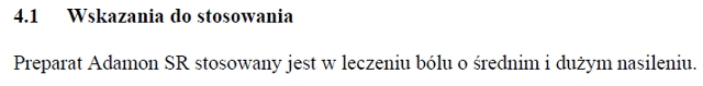 Wskazania wg ChPL