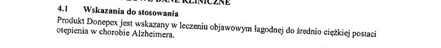 Wskazania wg ChPL