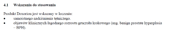 Wskazania wg ChPL