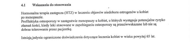 Wskazania wg ChPL
