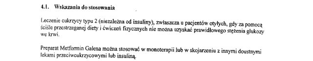 Wskazania wg ChPL