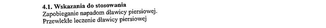 Wskazania wg ChPL