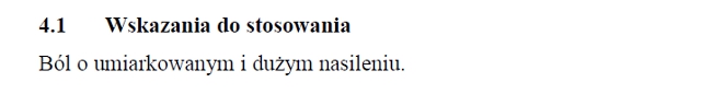 Wskazania wg ChPL