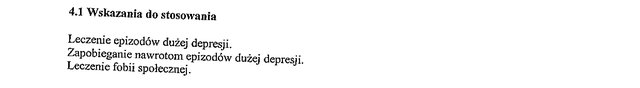 Wskazania wg ChPL