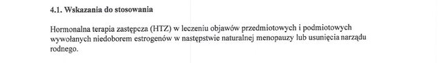 Wskazania wg ChPL