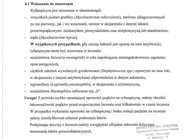 Wskazania wg ChPL