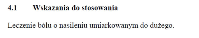 Wskazania wg ChPL