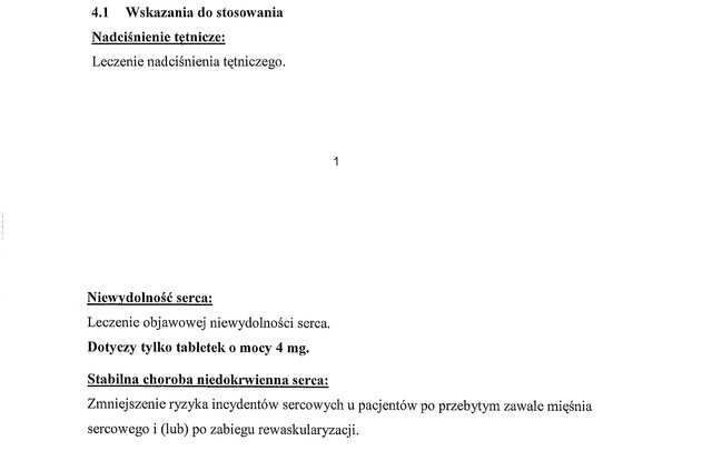 Wskazania wg ChPL